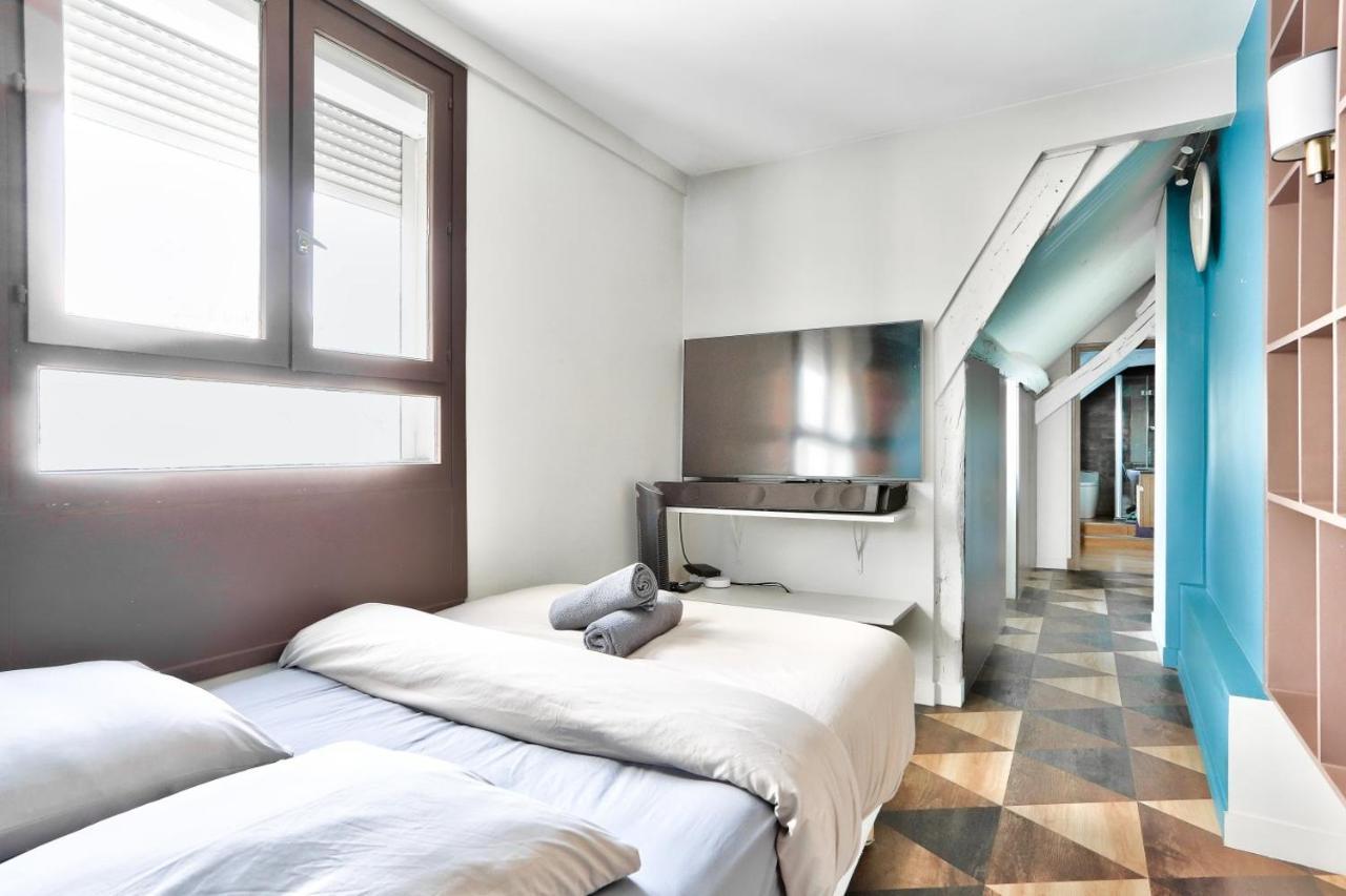 Le Marais Superb Apartment Terrace Paris Free Netflix Exterior photo