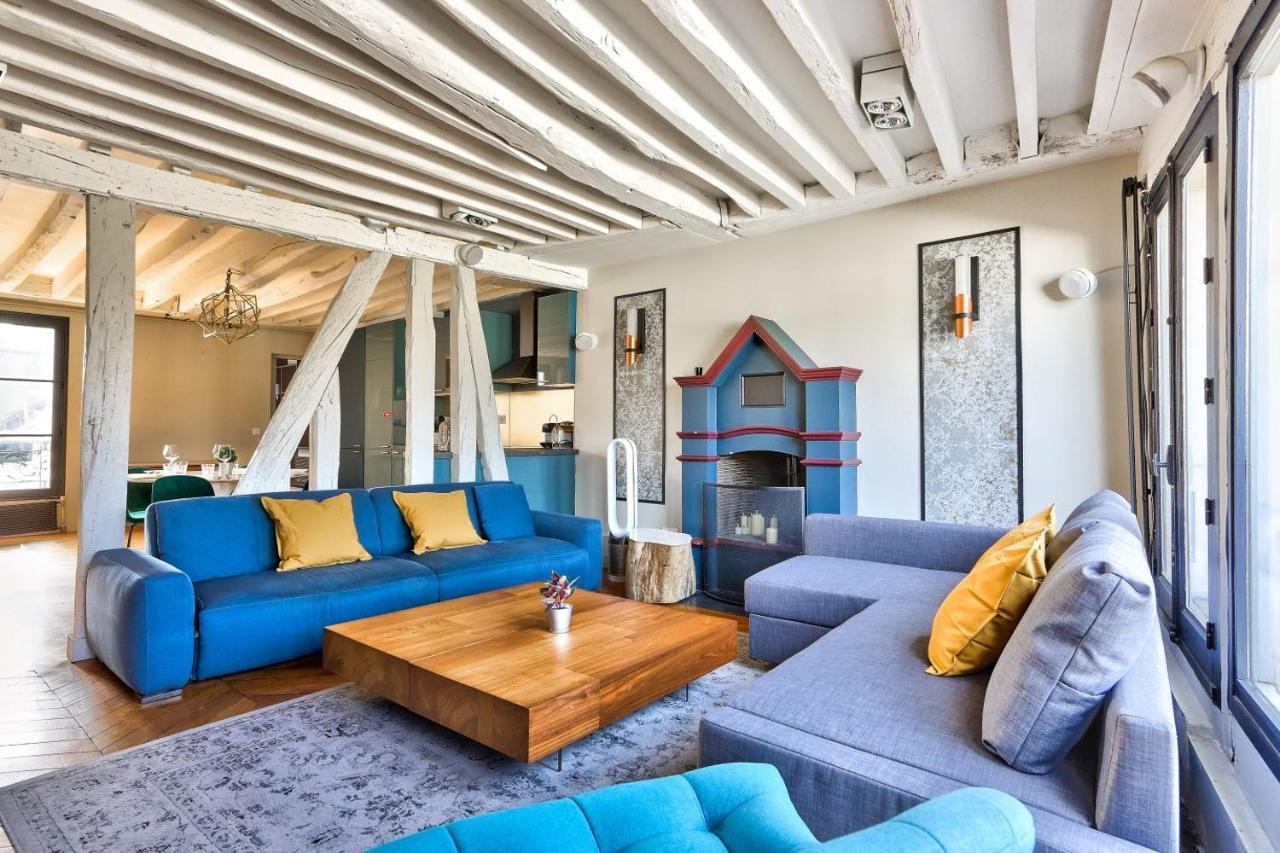 Le Marais Superb Apartment Terrace Paris Free Netflix Exterior photo